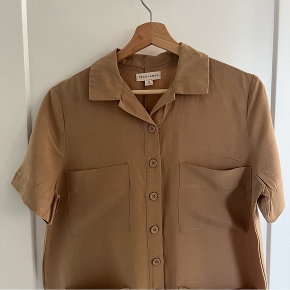 Tradlands Finn Jumpsuit, Sand, Size Small - Picture 2 of 14